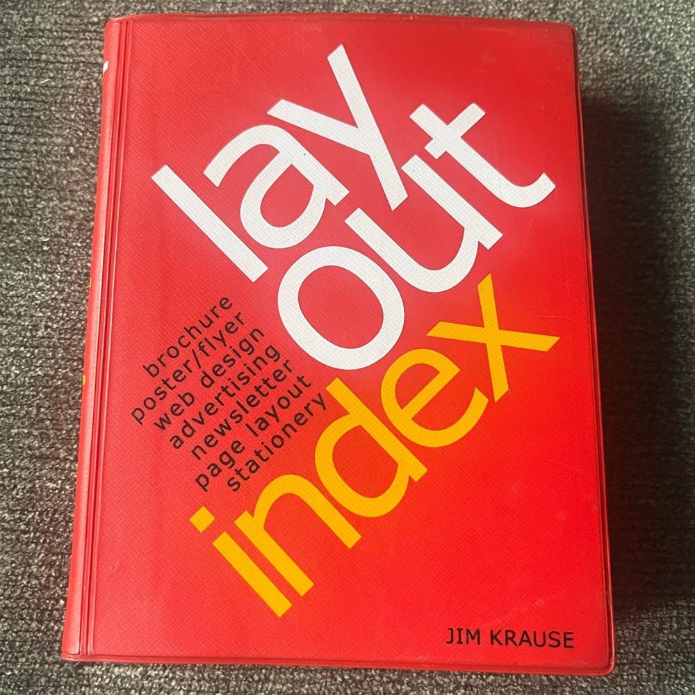 Lay out index by Jim Krause